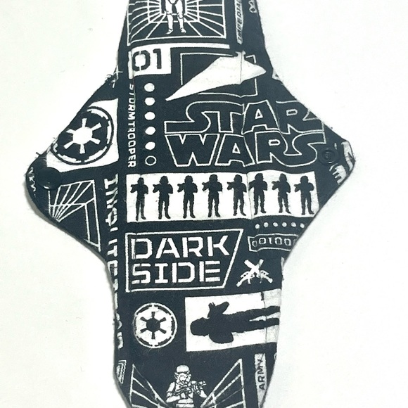 Three Heavy Zorb Period Pad Star Wars flannel menstruation pads by ClothPadLand. - Picture 7 of 7
